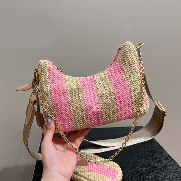 2 in 1 stripe designer hobo bag luxurys handbags triangle straw bag purses summer bag designer crossbody shoulder purse 220620
2 in 1 stripe designer hobo bag luxurys handbags triangle straw bag purses summer bag designer crossbody shoulder purse 220620