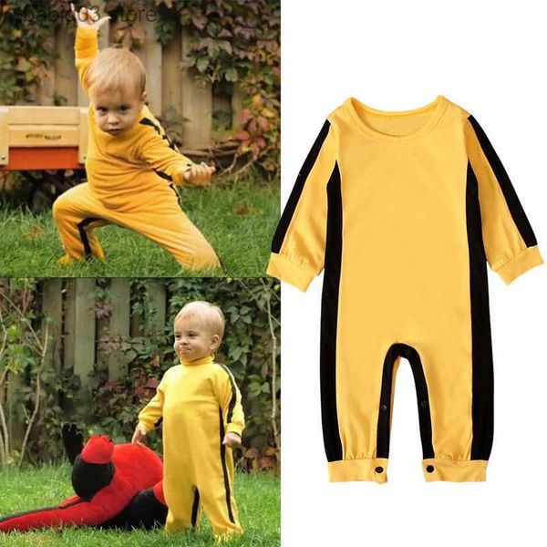 jumpsuits boys and girls' spring and autumn bruce lee battle suit long sleeved solid one piece creeper romper children's wear ins, Blue
jumpsuits boys and girls' spring and autumn bruce lee battle suit long sleeved solid one piece creeper romper children's wear ins, Blue