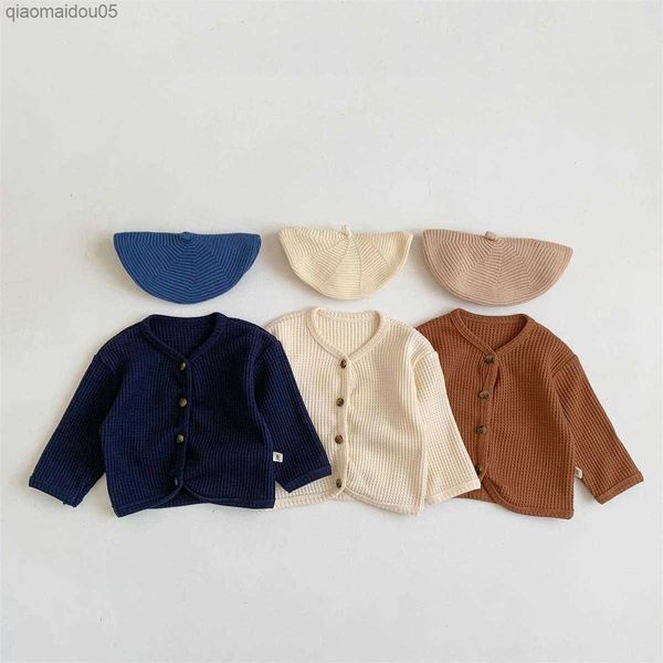 2023 spring versatile cardigan girls kids solid outwear coat newborn baby waffle thin knitted jacket boys undershirt cardigans l230712, Blue;gray
2023 spring versatile cardigan girls kids solid outwear coat newborn baby waffle thin knitted jacket boys undershirt cardigans l230712, Blue;gray