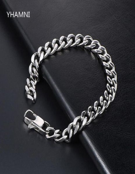 8mm men039s bracelets stainless steel curb cuban link chain silver color white gold bracelet men women jewelry gift 1721cm hb38893464, Golden;silver
8mm men039s bracelets stainless steel curb cuban link chain silver color white gold bracelet men women jewelry gift 1721cm hb38893464, Golden;silver