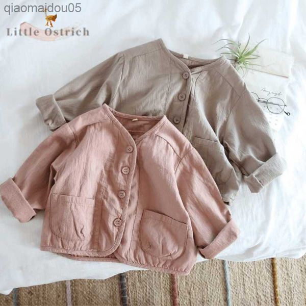 baby boy girl cotton and linen coat infant toddler child long sleeve solid color jacket spring autumn baby clothes 12m-7y l230712, Blue;gray
baby boy girl cotton and linen coat infant toddler child long sleeve solid color jacket spring autumn baby clothes 12m-7y l230712, Blue;gray