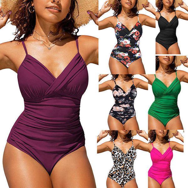 Designer summer fashion sexy Sun beach bikini swimsuit plain color cross pleated tight fitting one piece High quality luxury personality, Blue flower
Designer summer fashion sexy Sun beach bikini swimsuit plain color cross pleated tight fitting one piece High quality luxury personality, Blue flower