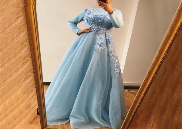 muslim blue long sleeves evening dresses design handmade flowers pearls aline evening gowns 2019 arabian prom dresses6604644, Black;red
muslim blue long sleeves evening dresses design handmade flowers pearls aline evening gowns 2019 arabian prom dresses6604644, Black;red