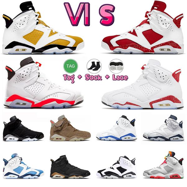 fashion og jumpman basketball shoes 6 6s vi black yellow ochre infrared toro gold michigan washed denim red oreo bordeaux mens women trainer