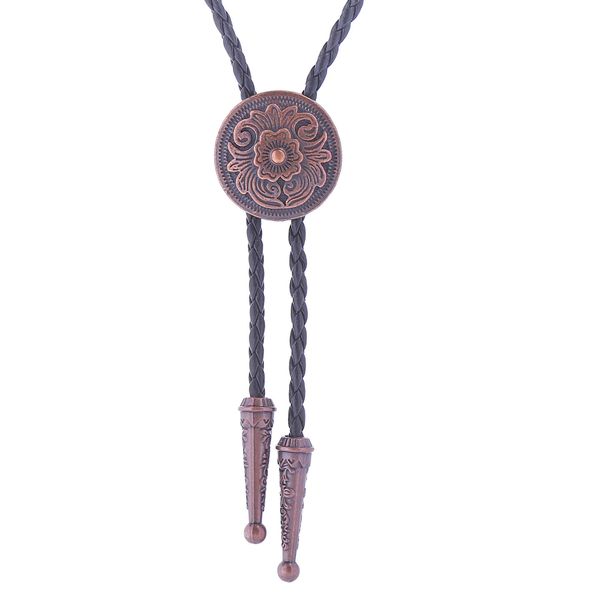 bolo ties art bolo tie antique brass silver color flower totem round buckle adjustable western cowboy novelty ties hkd230719, Red
bolo ties art bolo tie antique brass silver color flower totem round buckle adjustable western cowboy novelty ties hkd230719, Red