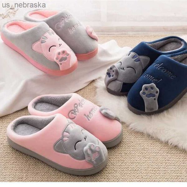 women winter home slippers cartoon cat shoes soft winter warm house slippers indoor bedroom lovers couples l230518, Black;grey
women winter home slippers cartoon cat shoes soft winter warm house slippers indoor bedroom lovers couples l230518, Black;grey