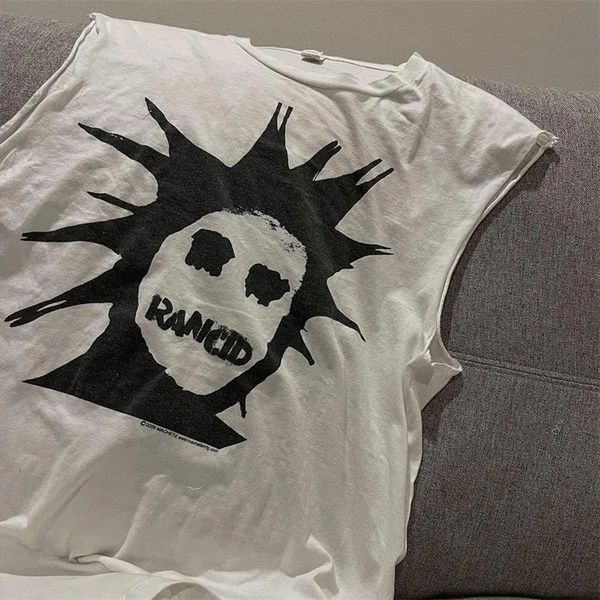 men' tank summer american street vest round neck male hip hop oversize dark simple graffiti sleeveless t shirt clothing 230719, White;black
men' tank summer american street vest round neck male hip hop oversize dark simple graffiti sleeveless t shirt clothing 230719, White;black