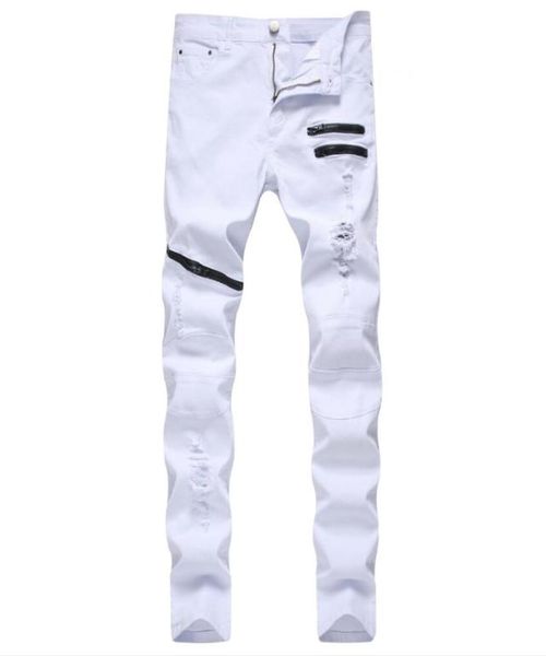 2021 mens jeans distressed motorcycle biker rock skinny slim ripped hole stripe fashionable zipper design denim pants6667628, Blue
2021 mens jeans distressed motorcycle biker rock skinny slim ripped hole stripe fashionable zipper design denim pants6667628, Blue