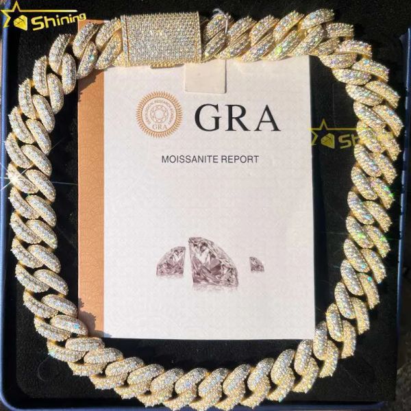 20mm chain hiphop ice cut diamond miami cuban link chain men's necklace s925 sterling silver moissanite cuban chain
20mm chain hiphop ice cut diamond miami cuban link chain men's necklace s925 sterling silver moissanite cuban chain
