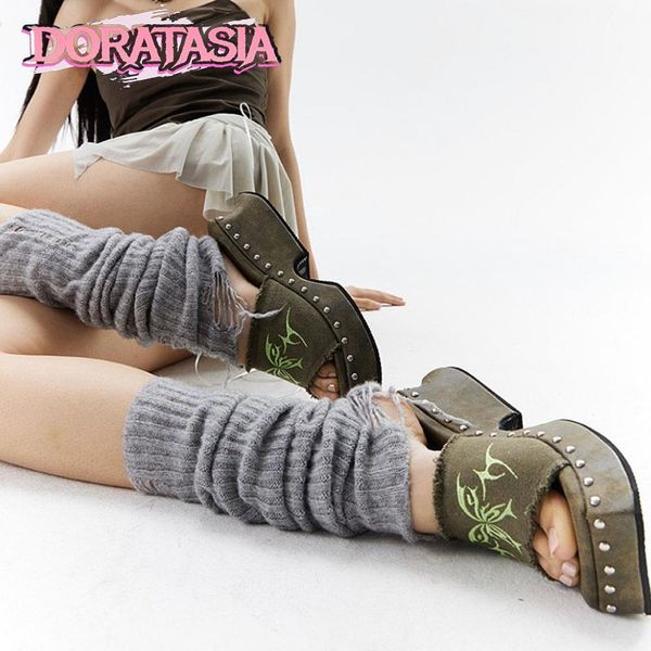sandals goth punk high heeled summer sandals wedges denim rivit platform shoes women brand butterfly y2k cool designer sandal 230719, Black
sandals goth punk high heeled summer sandals wedges denim rivit platform shoes women brand butterfly y2k cool designer sandal 230719, Black