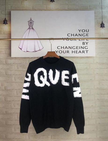 designers sweaters mens womens knitted alphabet jacquard pullover hoodies classic winter keep warm comfortable cashmere sweater, White;black
designers sweaters mens womens knitted alphabet jacquard pullover hoodies classic winter keep warm comfortable cashmere sweater, White;black