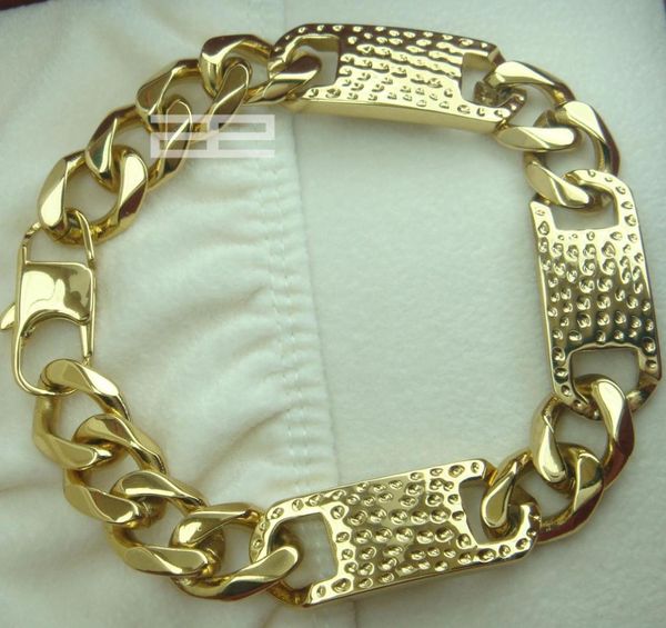 men039s cool 14k 14ct gold filled gf 14mm width 23cm length cool braclet b1408488479, Black
men039s cool 14k 14ct gold filled gf 14mm width 23cm length cool braclet b1408488479, Black