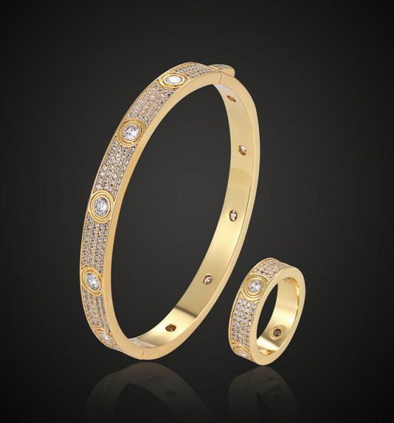 p luxury designer jewelry full micro pave setting zircon love039s bangle with ring set classic bracelet fashion jewelry f9649890, Silver
p luxury designer jewelry full micro pave setting zircon love039s bangle with ring set classic bracelet fashion jewelry f9649890, Silver