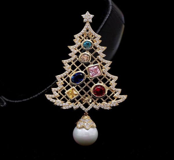 2022 luxury designer pearl brooch christmas tree pin for women with cubic zirconia fashion jewelry female new year gift7548447, Gray
2022 luxury designer pearl brooch christmas tree pin for women with cubic zirconia fashion jewelry female new year gift7548447, Gray