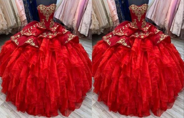 2022 real po red gold embroidery ball gown quinceanera dresses organza ruffles beaded sequins sweet 16 dress vestidos 15 anos7333487, Blue;red
2022 real po red gold embroidery ball gown quinceanera dresses organza ruffles beaded sequins sweet 16 dress vestidos 15 anos7333487, Blue;red