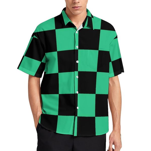 mens casual shirts tanjiro kamado green black plaid cosplay kimetsu no yaiba anime demon slayer beach shirt hawaii novelty blouses 230720, White;black
mens casual shirts tanjiro kamado green black plaid cosplay kimetsu no yaiba anime demon slayer beach shirt hawaii novelty blouses 230720, White;black