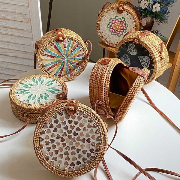 round rattan woven crossbody bag shell decor totes nordic vine weaving cross shell forest basket art handwoven shoulder leather buckle bag
round rattan woven crossbody bag shell decor totes nordic vine weaving cross shell forest basket art handwoven shoulder leather buckle bag