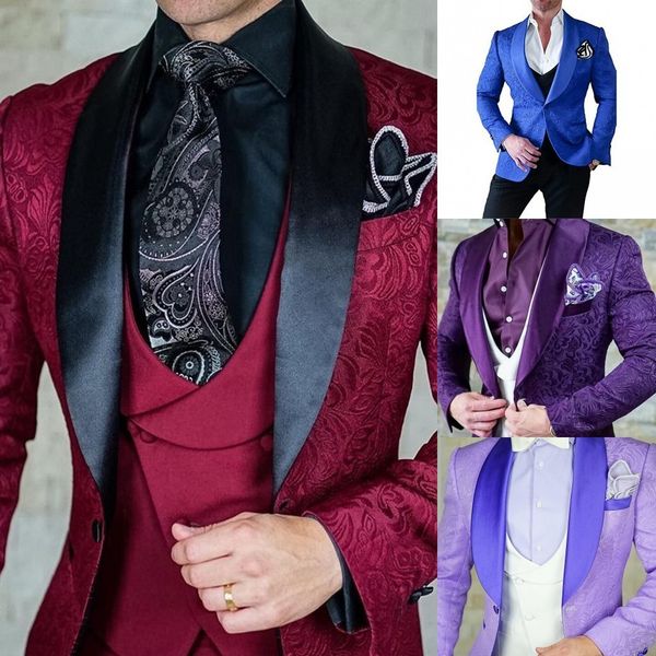 men's suits blazers selling men pattern and black groom tuxedos shawl satin lapel groomsmen wedding man jacketpantsvesttie c691 230720, White;black
men's suits blazers selling men pattern and black groom tuxedos shawl satin lapel groomsmen wedding man jacketpantsvesttie c691 230720, White;black