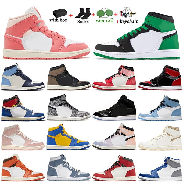 big size 13 jumpman 1 basketball shoes with box 1s palomino high og lost and found mid strawberries and cream luck green bred patent unc wom
big size 13 jumpman 1 basketball shoes with box 1s palomino high og lost and found mid strawberries and cream luck green bred patent unc wom