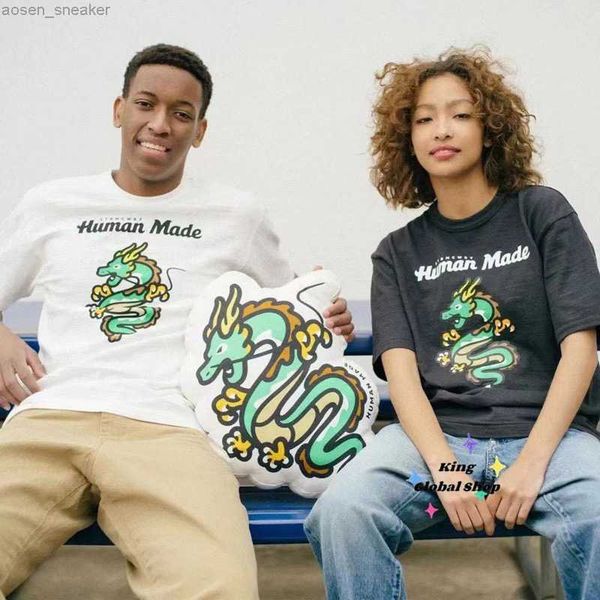 2023 summer dragon print human made t shirt men women limited edition harajuku human made t-shirt tees, White;black
2023 summer dragon print human made t shirt men women limited edition harajuku human made t-shirt tees, White;black