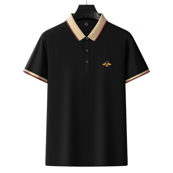 men's polos polo shirt solid color heavy spring summer lapel straight round neck embroidery short sleeve business casual clothing 23072, White;black
men's polos polo shirt solid color heavy spring summer lapel straight round neck embroidery short sleeve business casual clothing 23072, White;black