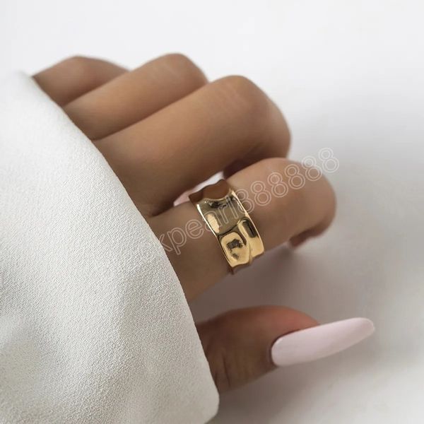 open irregular wide geometric finger ring for women trendy charms wrinkled surface rings 2023 fashion jewelry accessories female, Silver
open irregular wide geometric finger ring for women trendy charms wrinkled surface rings 2023 fashion jewelry accessories female, Silver