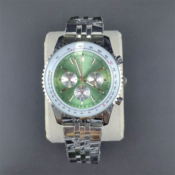 navitimer watch for men designer watches plated silver stainless steel multicolor 50mm quartz movement montre de luxe leather strap dh010 c2, Slivery;brown
navitimer watch for men designer watches plated silver stainless steel multicolor 50mm quartz movement montre de luxe leather strap dh010 c2, Slivery;brown