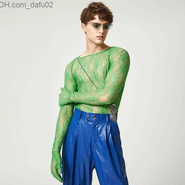 men's sweaters fashion men's t-shirt lace mesh transparent o-neck long sleeve gloves men's clothing 2023 street clothing fitn, White;black
men's sweaters fashion men's t-shirt lace mesh transparent o-neck long sleeve gloves men's clothing 2023 street clothing fitn, White;black