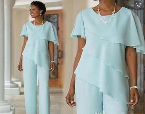 2019 new mint mother of the bride dresses wedding guest dress silk chiffon short sleeve tiered mother of bride pant suits custom m5666033, Black;red
2019 new mint mother of the bride dresses wedding guest dress silk chiffon short sleeve tiered mother of bride pant suits custom m5666033, Black;red