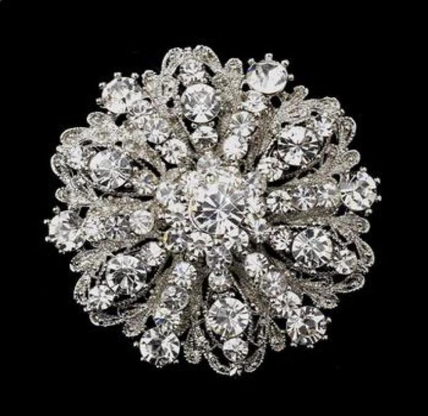 2 inch vintage style rhodium silver tone large size flower rhinestone diamante crystal brooch for women4139835, Gray
2 inch vintage style rhodium silver tone large size flower rhinestone diamante crystal brooch for women4139835, Gray