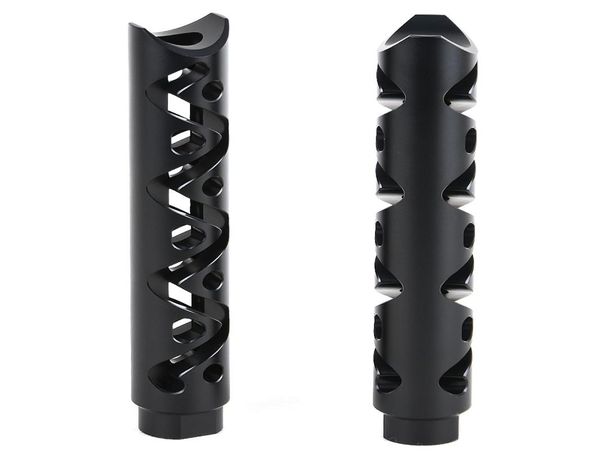 7 inch tactical muzzle brake compensator 9mm 12x28 unef thread with crush washer7386001
7 inch tactical muzzle brake compensator 9mm 12x28 unef thread with crush washer7386001