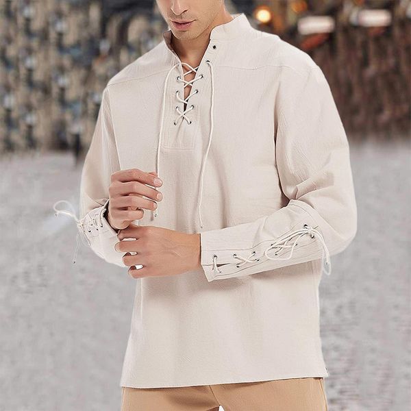 mens casual shirts men blouse medieval renaissance grooms pirate tunic larp costume lace up shirt middle age viking cosplay 230720, White;black
mens casual shirts men blouse medieval renaissance grooms pirate tunic larp costume lace up shirt middle age viking cosplay 230720, White;black