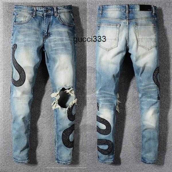 straight skinny amirly s army mens slim designers denim men jeans print distressed fashion mans ripped biker pant 1 403a 10, Blue 
straight skinny amirly s army mens slim designers denim men jeans print distressed fashion mans ripped biker pant 1 403a 10, Blue