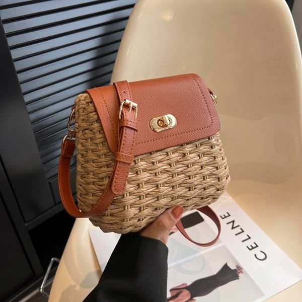 evening bags luxury designer rattan woven shoulder crossbody bag for women fashion handmade straw handbags summer female travel tote sac 230
evening bags luxury designer rattan woven shoulder crossbody bag for women fashion handmade straw handbags summer female travel tote sac 230