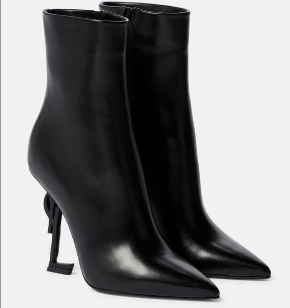 winter brand luxury opyum ankle boots womrn black beige calf leather pointed toe booties lady high heel party dress boot eu35-43
winter brand luxury opyum ankle boots womrn black beige calf leather pointed toe booties lady high heel party dress boot eu35-43