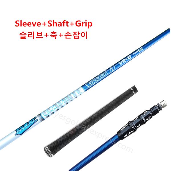Image of Club Shafts Golf clubs shaft TOURAD VR6 graphite material golf driver Woods shaft Install sleeve and grip Golf shaf 230720