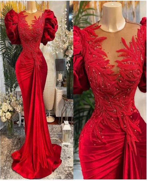 2022 plus size arabic aso ebi red mermaid lace prom dresses beaded sheer neck velvet evening formal party second reception gowns d6588765, Black
2022 plus size arabic aso ebi red mermaid lace prom dresses beaded sheer neck velvet evening formal party second reception gowns d6588765, Black