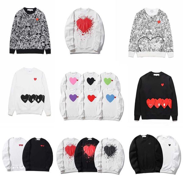men's hoodies play sweatshirts quality cotton jumpers mens clothing letter embroidery long sleeve pullover man women red heart badge ca, Black
men's hoodies play sweatshirts quality cotton jumpers mens clothing letter embroidery long sleeve pullover man women red heart badge ca, Black