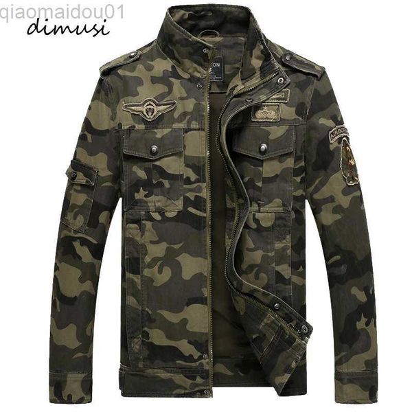 men's jackets dimusi autumn mens bomber jackets casual man camouflage army military coats mens slim outwear windbreaker jackets clothin, Black;brown
men's jackets dimusi autumn mens bomber jackets casual man camouflage army military coats mens slim outwear windbreaker jackets clothin, Black;brown