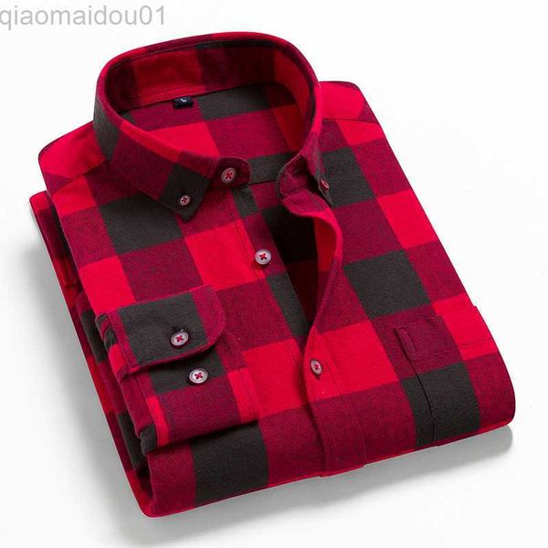 men's casual shirts 2022 100% cotton new male casual long sleeve warm man clothes flannel plaid shirt men plus size 3xl 4xl l230721, White;black
men's casual shirts 2022 100% cotton new male casual long sleeve warm man clothes flannel plaid shirt men plus size 3xl 4xl l230721, White;black
