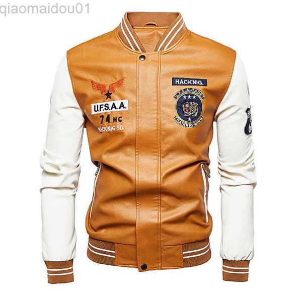 men's jackets men moto leather jackets slim fit pu leather coats men jackets and coats new fashion men autumn leather jackets 4xl l2307, Black;brown
men's jackets men moto leather jackets slim fit pu leather coats men jackets and coats new fashion men autumn leather jackets 4xl l2307, Black;brown