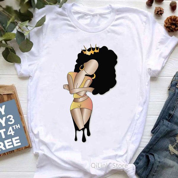 women's short sleeve t-shirt crown print fashion ins short sleeve short sleeve underlay shirt, White
women's short sleeve t-shirt crown print fashion ins short sleeve short sleeve underlay shirt, White