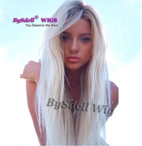 new arrival lady long natural straight platinum blonde hair wig synthetic lace front wig with dark roots for white women9334867, Black
new arrival lady long natural straight platinum blonde hair wig synthetic lace front wig with dark roots for white women9334867, Black