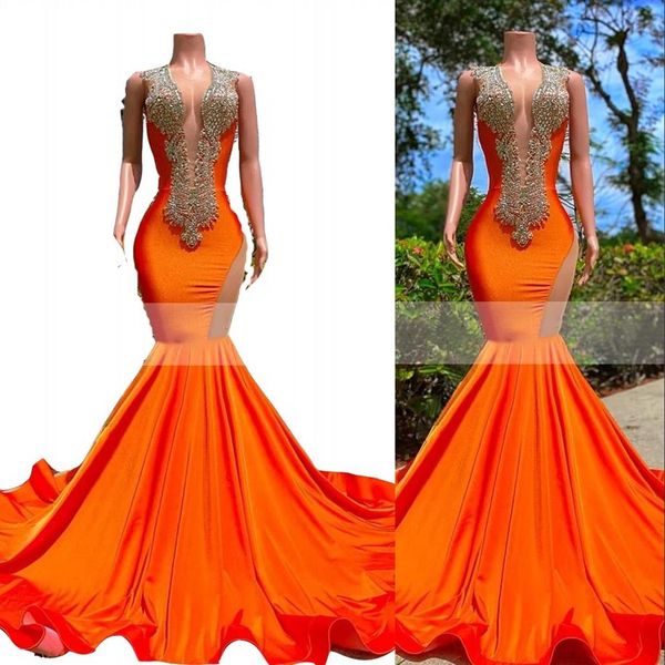 2023 arabic evening dresses wear luxurious beaded crystals rhinestone orange deep v neck prom dress mermaid formal party gowns ope315h, Black;red
2023 arabic evening dresses wear luxurious beaded crystals rhinestone orange deep v neck prom dress mermaid formal party gowns ope315h, Black;red