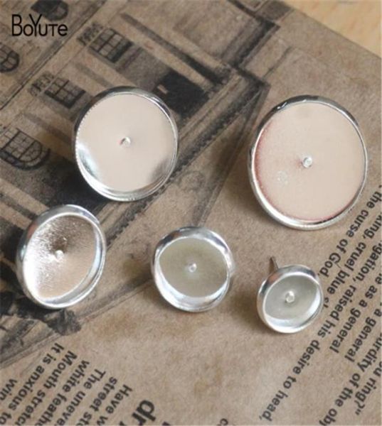 boyute 100pcs round 8mm 10mm 12mm 14mm 16mm cabochon base setting silver plated stud earring blank tray diy jewelry findings8124298, Slivery;crystal
boyute 100pcs round 8mm 10mm 12mm 14mm 16mm cabochon base setting silver plated stud earring blank tray diy jewelry findings8124298, Slivery;crystal