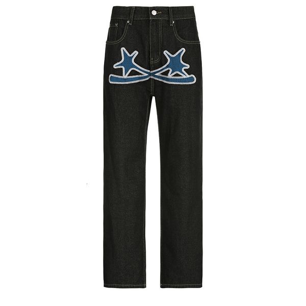 women s jeans y2k hip hop gothic street loose rock pants harajuku casual black denim trousers streetwear 230720, Blue
women s jeans y2k hip hop gothic street loose rock pants harajuku casual black denim trousers streetwear 230720, Blue