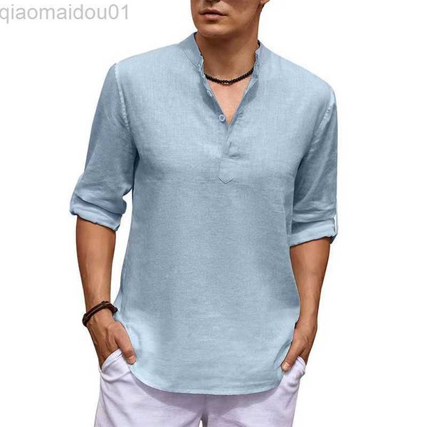 men's casual shirts fashion men's casual blouse cotton linen shirt long sleeve men tees shirt male breathable slim fit man camisa, White;black
men's casual shirts fashion men's casual blouse cotton linen shirt long sleeve men tees shirt male breathable slim fit man camisa, White;black