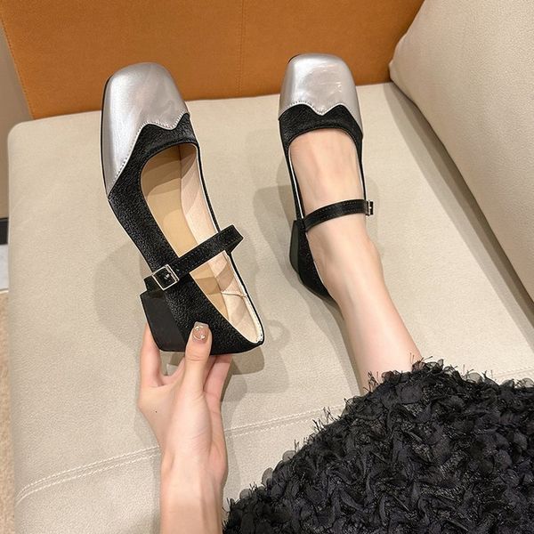 dress shoes women's oxford shoes splice mary jones shoes pu leather mid-heel dress shoes mixed color pump buckle with zapatos mujer 230, Black
dress shoes women's oxford shoes splice mary jones shoes pu leather mid-heel dress shoes mixed color pump buckle with zapatos mujer 230, Black