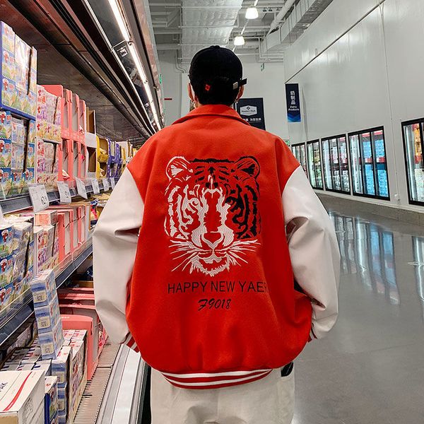 men's jackets tiger embroidery jacket men's y2k street hip hop trend baseball uniform casual loose red men's jacket spring ja, Black;brown
men's jackets tiger embroidery jacket men's y2k street hip hop trend baseball uniform casual loose red men's jacket spring ja, Black;brown