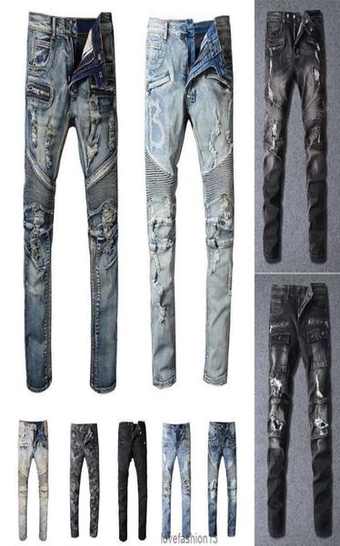 2023 mens designer jeans distressed ripped slim fit motorcycle bikers denim for s fashion mans black pants pour hommes 7h2n2848298, Blue
2023 mens designer jeans distressed ripped slim fit motorcycle bikers denim for s fashion mans black pants pour hommes 7h2n2848298, Blue